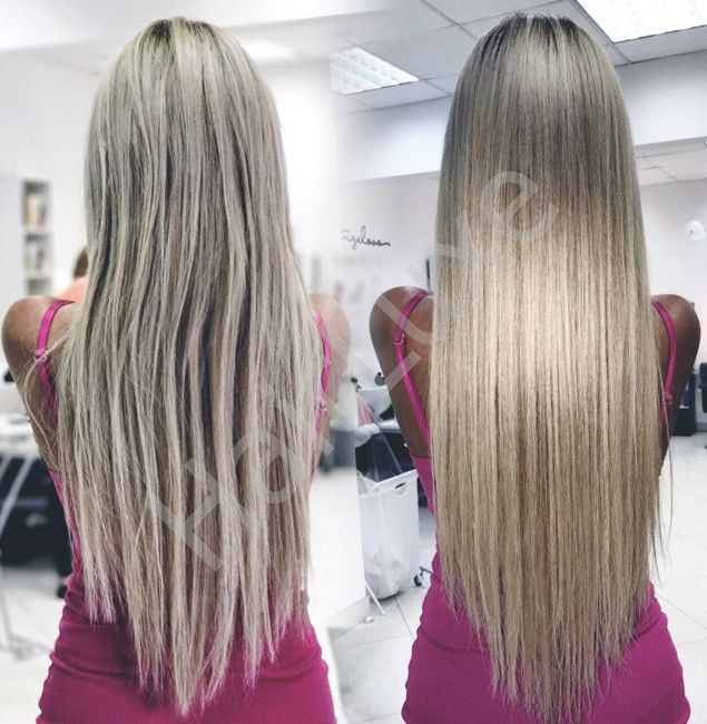 Набор безсульфатный шампунь KL + TM Blond с тонирующим эффектом для волос 50/50 мл