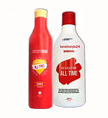 Набор для кератинового выпрямления ALL TIME 500/500 мл