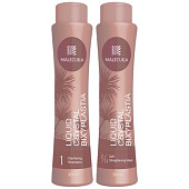 Набор для кератинового выпрямления Liquid Crystal Bixyplastia Blue 500/500 мл