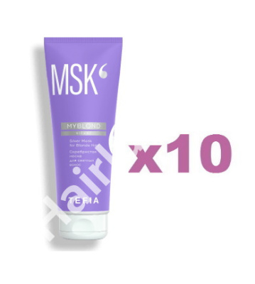 Серебристая маска TEFIA MYBLOND Silver Mask for Blonde Hair 250 мл 10 шт