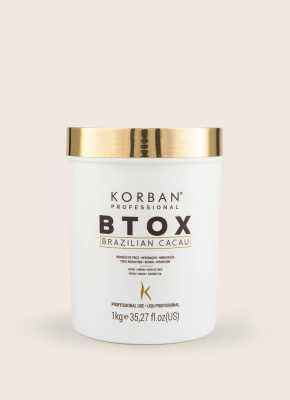 БОТОКС ДЛЯ РЕКОНСТРУКЦИИ ВОЛОС KORBAN BTOX BRAZILIAN CACAU 1000 мл