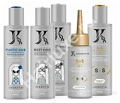 Комплект "Керапластика" JKeratin Plastic Hair с комплексом S+S 120/120/120/75/150 мл