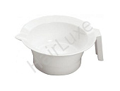 Чаша для краски SIBEL с носиком и ручкой белая (13 см)