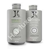 Набор «Лайфхак для кератинщика» JKeratin Amino Base + Hair Cuticle Top 400/360 мл