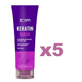 Маска-уход глубокого кондиционирования ZOOM Keratin Mask 250 мл 5 шт