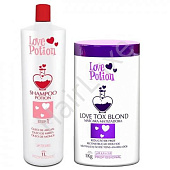 Набор ботокса для волос LOVE POTION LOVE TOX BLOND 1000/1000 мл