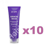 Маска глубокого кондиционирования Zoom Keratin 250 мл 10 шт