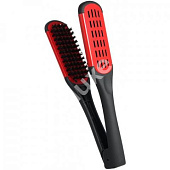 Расческа с зажимом KERATIN TOOLS Красно-черная