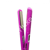 УТЮЖОК ИНФРАКРАСНЫЙ УЛЬТРАЗВУКОВОЙ С УЗКИМИ ПЛАСТИНАМИ HAPPY HAIR (РОЗОВЫЙ)