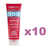 Безсульфатный шампунь Happy Hair SOS 250 мл 10 шт