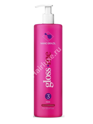 Завершающая маска NANO BRAZIL GLOSS ME 250 мл (разлив)
