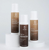 НАБОР ДЛЯ КЕРАТИНОВОГО ВЫПРЯМЛЕНИЯ ВОЛОС BRAZILIKA PROFI LINE 100/100/100 мл