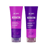 Набор домашнего ухода ZOOM Keratin шампунь + маска 250/250 мл