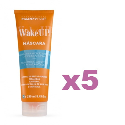 Маска HAPPY HAIR WAKE UP HAIR 250 мл 5 шт