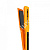 MZ titanium 1068R утюжок Оранжевый (широкие пластины)