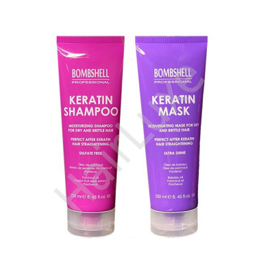 Набор для домашнего ухода ZOOM Keratin Shampoo/Mask 250/250 мл(PROBA)