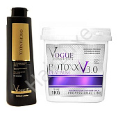 Набор ботокса для волос VOGUE BOTOXX PLATINUM 3.0 - 100/100 мл (разлив)