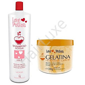 Набор коллагеновый восполнитель LOVE POTION GELATINA Orange 250/300 мл