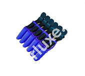 Зажимы крокодилы пластиковые KERATIN TOOLS Фиолетовые 6 шт