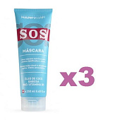 Маска-суфле Happy Hair SOS 250 мл 3 шт