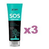 Маска ZOOM SOS 250 мл 3 шт