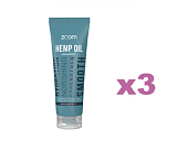 Шампунь бессульфатный для домашнего ухода ZOOM Hemp Oil Shampoo 250 ml 3 шт