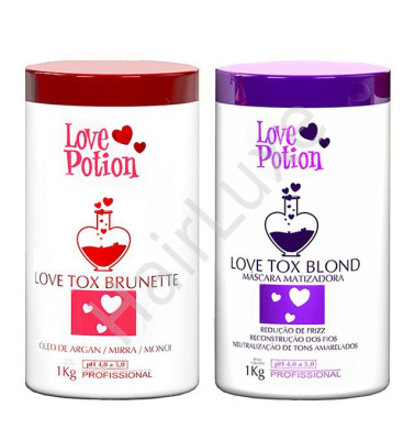 Набор ботоксов для волос LOVE POTION LOVE TOX и BLOND 100/100 мл (разлив)