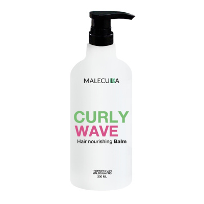 БАЛЬЗАМ ДЛЯ КУДРЯВЫХ ВОЛОС MALECULA CURLY WAVE 300 мл