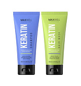 Набор MAXWELL Keratin Shampoo 250 ml + Keratin Mask 250 мл