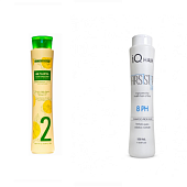 Набор кератина Happy Hair BB Plastia биксипластия + шампунь IQ Hair 8 PH Синий 500/1000 мл