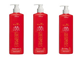 Набор биопластики BB ONE COOL STRAWBERRY 500/500/500 мл