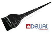 Кисть для окрашивания Dewal черная - широкая с жесткой щетиной 60 мм