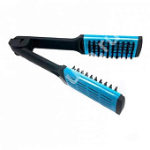 РАСЧЕСКА С ЗАЖИМОМ HH PROFESSIONAL СИНЯЯ