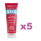Безсульфатный шампунь Happy Hair SOS 250 мл 5 шт
