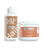 Набор оттеночного ухода TEFIA MYBLOND "Карамельный" Шампунь + Маска 300/500 мл