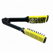 РАСЧЕСКА С ЗАЖИМОМ HH PROFESSIONAL ЖЕЛТАЯ