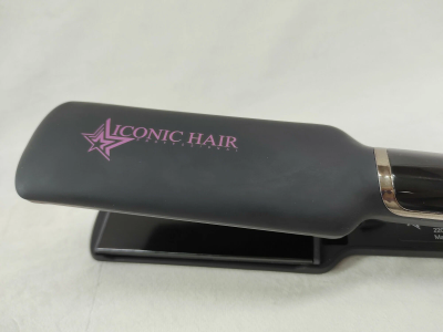 Утюжок титановые пластины Iconic Hair Серый матовый