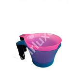 Пластиковая миска с силиконовой ручкой (Синяя)