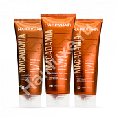 Набор HAPPY HAIR MACADAMIA MOIST шампунь + кондиционер + маска 250/250/250 мл