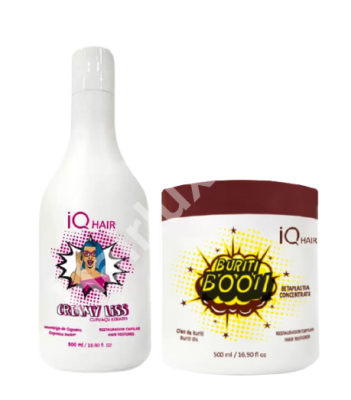 Набор кератина и ботокса IQ HAIR CREAMY LISS CUPUACU и BURITI BOOM BETAPLASTIA/Концентрат 500/500 мл
