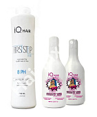 Набор кератина IQ HAIR CREAMY LISS CUPUACU 1000/1000 мл